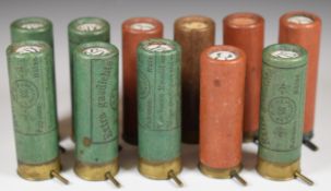 Eleven twelve bore pin fire shotgun cartridges to include Extra gasdichte PLEASE NOTE THAT A VALID
