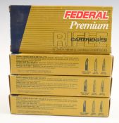 Sixty-four 22-250 Federal rifle cartridges, in original boxes PLEASE NOTE THAT A VALID RELEVANT
