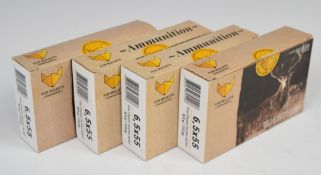 Seventy-six 6.6 x 55 Fox Bullets rifle cartridges, in original boxes PLEASE NOTE THAT A VALID