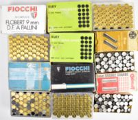 Three-hundred-and-forty-eight 9mm Flobert shotgun cartridges including Eley No.3 Long, Fiocchi