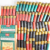 Ninety-eight 8 bore shotgun cartridges including Remington, Eley-Kynoch and Gamebore, some in