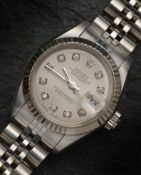 Rolex Oyster Perpetual Datejust ladies automatic wristwatch ref. 69174 with date aperture,