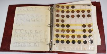 A collection of farthings, Charles II onwards through to 1956, includes a good quantity of of George