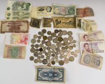 World coinage to include approximately 262g Victorian and later pre 1947 silver coins, Portuguese,