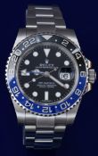 Rolex Oyster Perpetual Date GMT Master II 'Batman' gentleman's automatic wristwatch ref. 116710 BLNR