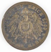 1903 German silver 5 mark coin