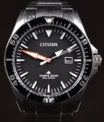 Citizen Promaster Eco-Drive Diver's 200m wristwatch ref. E168-S081491 with date aperture, luminous