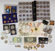 UK coinage to include Royal Mint 1982 coin set, 1986 Commonwealth Games £2 coin, pre and post 1947
