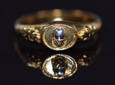 Alex Monroe ring with acorn and oak leaf decoration, in original box, size O