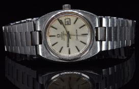 Omega Seamaster automatic wristwatch ref. 766.0818 with date aperture, two-tone hands and baton hour