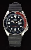 Seiko automatic diver’s wristwatch ref. 7S26-0020 with day and date aperture, luminous hands and