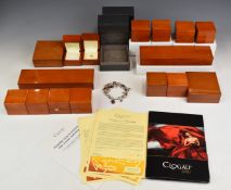 Clogau silver and rolled gold charm bracelet with 24 charms, with original boxes and guarantees