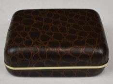 Victorian 15ct gold stick pin set with a diamond, jet brooch, silver cufflinks set with Connemara