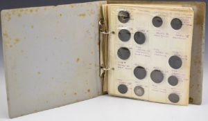 An amateur coin collection album containing UK coinage from Charles II onwards, includes good silver