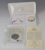 Four 1oz silver Britannia coins, one in Royal Mint presentation case, most with certificates