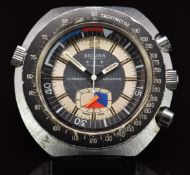 Sicura (Breitling interest) gentleman's chronograph wristwatch with subsidiary seconds dial,