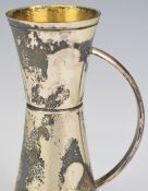 Elizabeth II hallmarked silver double ended shot measure, London 2000, maker's mark indistinct,