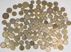 Approximately 700g pre-1947 UK coinage