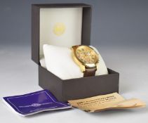 Bradford Exchange Lest We Forget gentleman's chronograph wristwatch commemorating the 100th