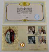 1897 Queen Victoria gold full sovereign, Sydney Mint, Benham limited edition (861/2000) coin/stamp