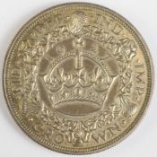 1927 George V proof wreath crown, EF