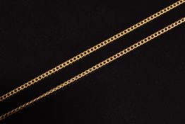 A 9ct gold chain, 4.2g, 61cm