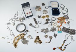 Art Deco Empire bracelet, Coro brooch, Sphinx brooch, Sarah Coventry bracelet, Trifari bracelet