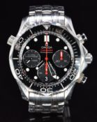 Omega Seamaster Professional gentleman's automatic chronograph wristwatch ref. 212.30.42.50.01.001
