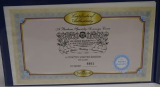 1925 George V gold full sovereign, Benham limited edition (891/2000) coin/stamp cover signed by