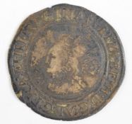 1561 Elizabeth I hammered sixpence, almost VF