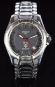 Tissot Autoquartz gentleman's kinetic wristwatch ref. P680/ 780 with date aperture, luminous