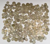 Approximately 2,030g of pre-1947 UK silver