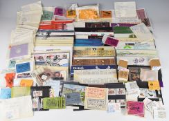 A collection of GB pre-decimal and decimal booklets and presentation packs from King George V Silver