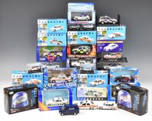 Thirty-five diecast model police vehicles to include Vanguards, Cararama, Corgi Nine Double Nine and