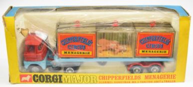 Corgi Major diecast model Chipperfields Menagerie Scammel Handyman Mk3 Tractor Unit & Trailer with