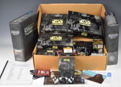 A large collection of Star Wars trading cards by Decipher Inc. together with a range of archival