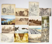 Large collection of UK and Ireland postcards, mostly topographical but some transport / social