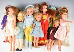 Fifteen 1960''s & 70's larger size fashion dolls by Pedigree, Ideal, Palitoy etc, including Crissy