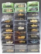 Eighty three diecast model tanks and similar military vehicles by Atlas Editions, all in original