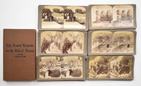 Underwood & Underwood The Life of Christ Through the Stereoscope, containing approximately 45