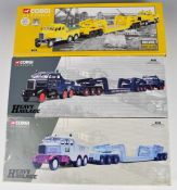 Three Corgi Classics diecast model haulage vehicles to include Pickford's 2 Scammell Constructors