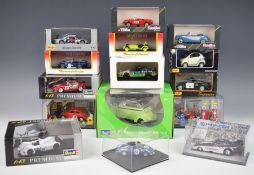Fifteen diecast model cars by Revell, Corgi, Detail Cars and Maisto, to include a 1:18 scale