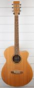 Tanglewood TWR SFCE 'Roadster' electro acoustic guitar, serial number AM140618121, length 101cm,
