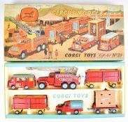 Corgi Toys diecast model Chipperfield's Circus Gift Set No.23, 1st issue example with Smith's