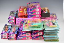 A collection of Gina's World, Fashion Corner, Starr Model Agency and similar dolls and playsets, all
