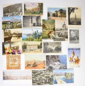 A large collection of foreign / continental topographical postcards, animal, transport and
