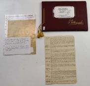 Royal and Military interest ephemera including a letter to Mrs Atkinson dated 1916 regarding the