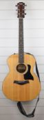 Taylor 114e electro acoustic guitar with Taylor's Expression System pickup, serial number 210217654,
