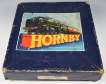 Hornby 0 gauge clockwork Goods Train Set No.50 with BR 60199 locomotive, in original box.