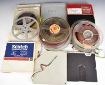 Approximately twenty five 7 inch reel tapes including British Lions, Mott the Hoople, The Icicle